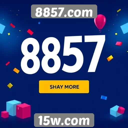 Promoções e bônus disponíveis no 8857.com